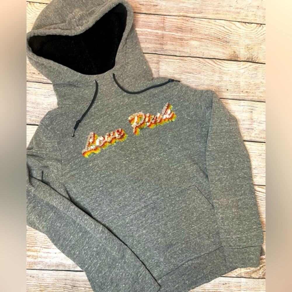 PINK VS Bling Hoodie Size Small